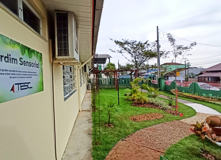 TESC Inaugura Jardim Sensorial - Escola Annes Gualberto