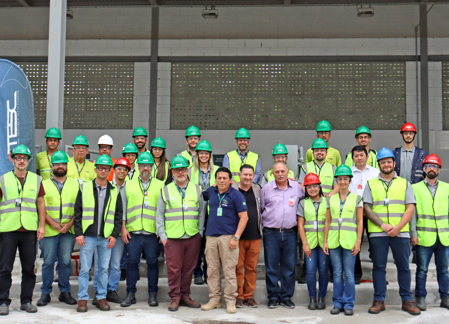 Mais Sustentabilidade, Mais Qualidade! Inauguração da Central de Resíduos no TESC. 