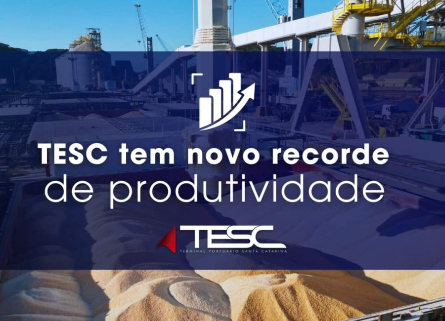 TESC Bate Recorde de Embarque com o Navio Graneleiro Penelope