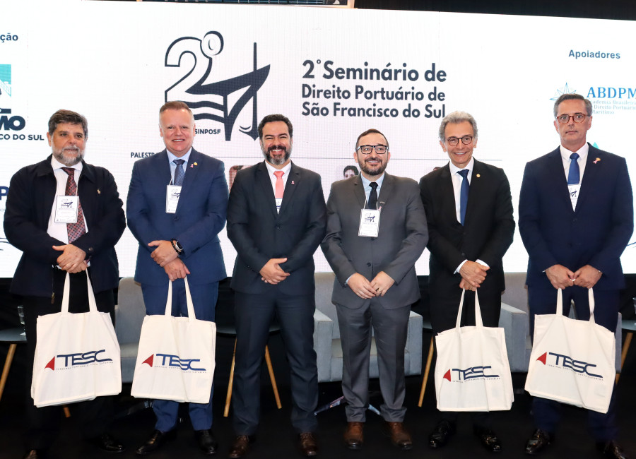 TESC Marca Presença no 2º Seminário de Direito do Trabalho Portuário em São Francisco do Sul