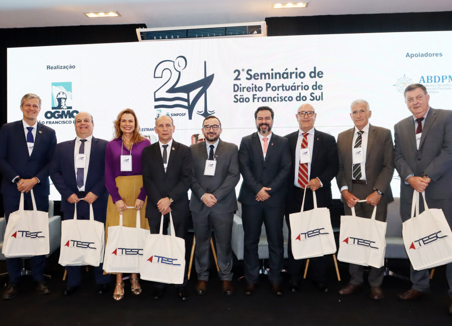 TESC Marca Presença no 2º Seminário de Direito do Trabalho Portuário em São Francisco do Sul