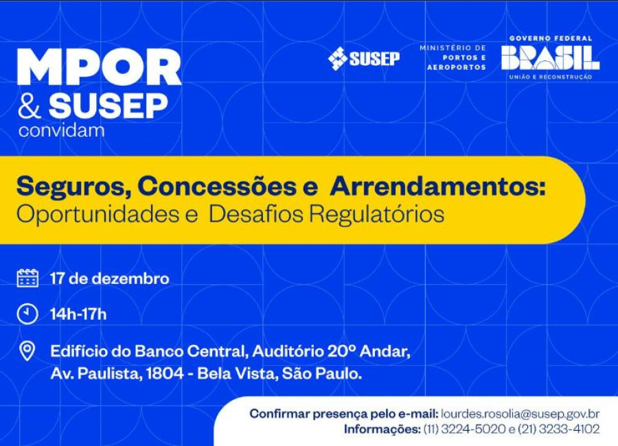 TESC Participa de Evento sobre Seguros e Desafios Regulatórios no Setor Portuário em São Paulo